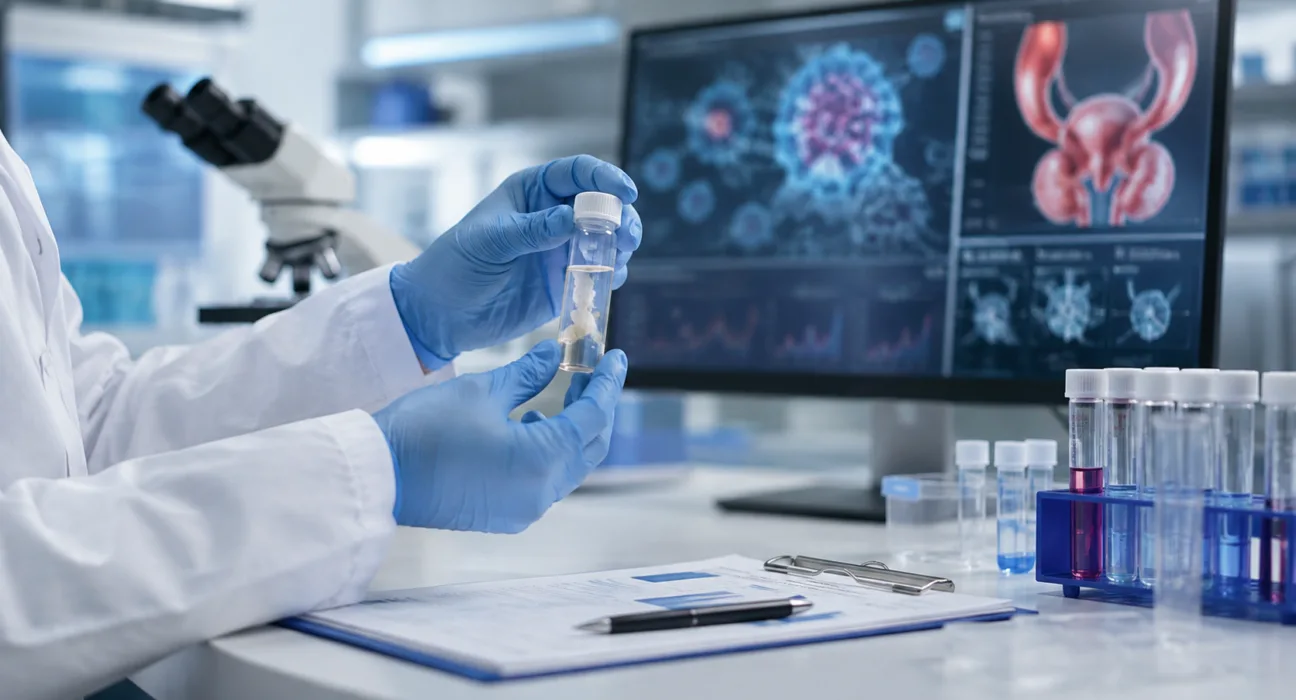 A representative image illustrating BriaCell Therapeutics’ Bria-PROS+ research as the off-the-shelf cellular immunotherapy enters its first FDA-cleared Phase 1/2a clinical study in prostate cancer.