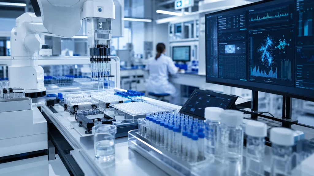 Dash Bio’s $30 million Series A is aimed at scaling automated bioanalysis, laboratory robotics and faster drug development workflows for pharmaceutical and biotechnology companies. Representative image.