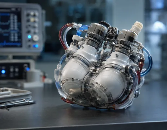 Picard Medical unveils the Emperor Total Artificial Heart architecture, an electromechanical system designed to advance SynCardia technology beyond external pneumatic support. Representative image.