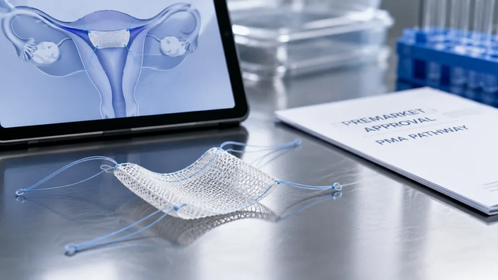 Femasys’ FemBloc has secured FDA agreement on a modular PMA pathway, allowing manufacturing and nonclinical sections to be reviewed ahead of completion of pivotal FINALE pregnancy data and potentially streamlining the device’s regulatory process. Representative image.