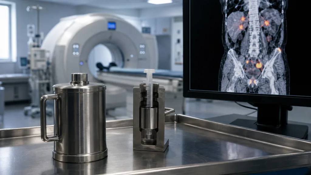 FDA approves Novartis Pluvicto for earlier treatment of PSMA-positive metastatic prostate cancer, expanding radioligand therapy into first-line care. Representative image.
