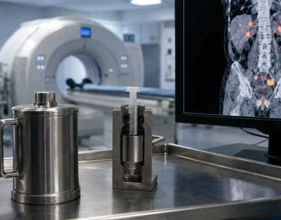 FDA approves Novartis Pluvicto for earlier treatment of PSMA-positive metastatic prostate cancer, expanding radioligand therapy into first-line care. Representative image.