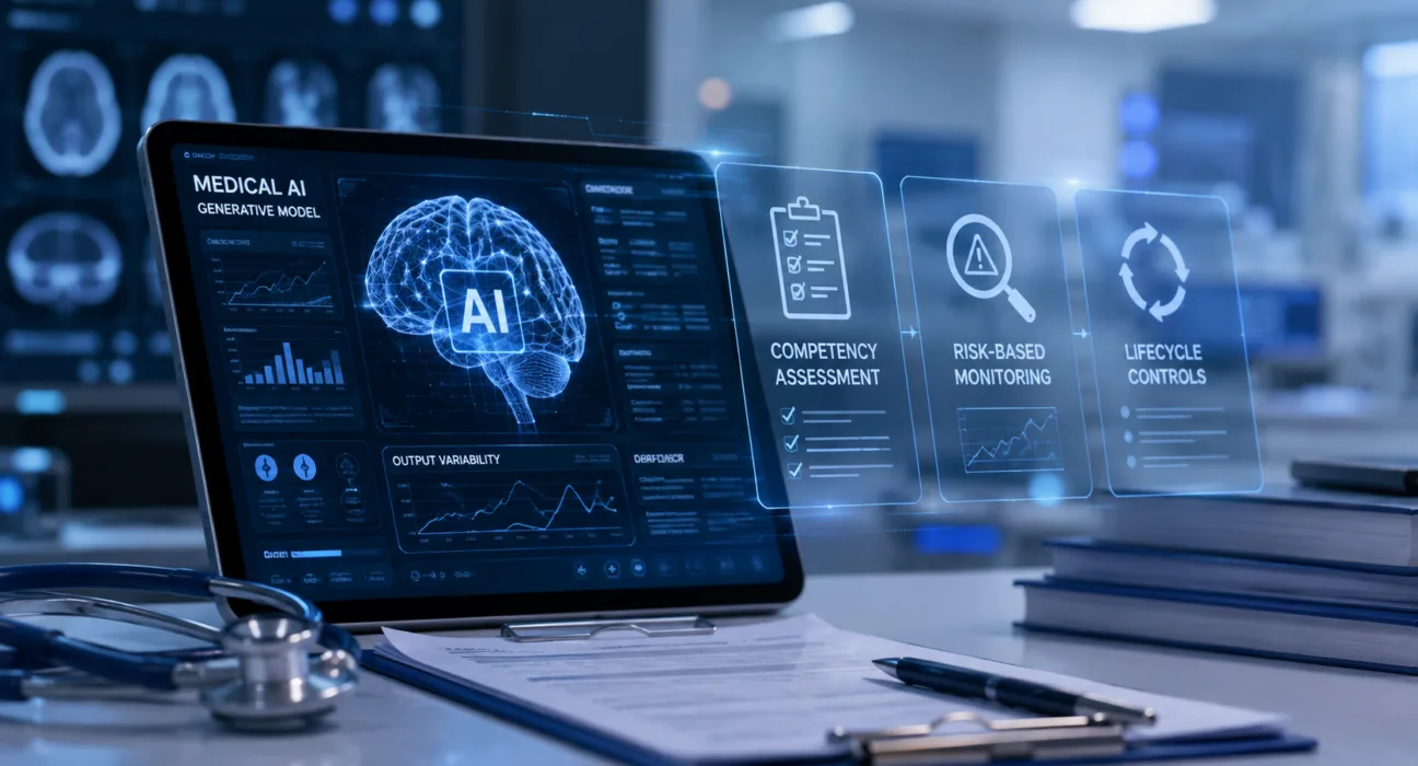 FDA is exploring competency assessment, risk-based monitoring and new lifecycle controls for generative AI medical devices, addressing a regulatory challenge created by outputs that can change with prompts, clinical context and evolving software. Representative image.