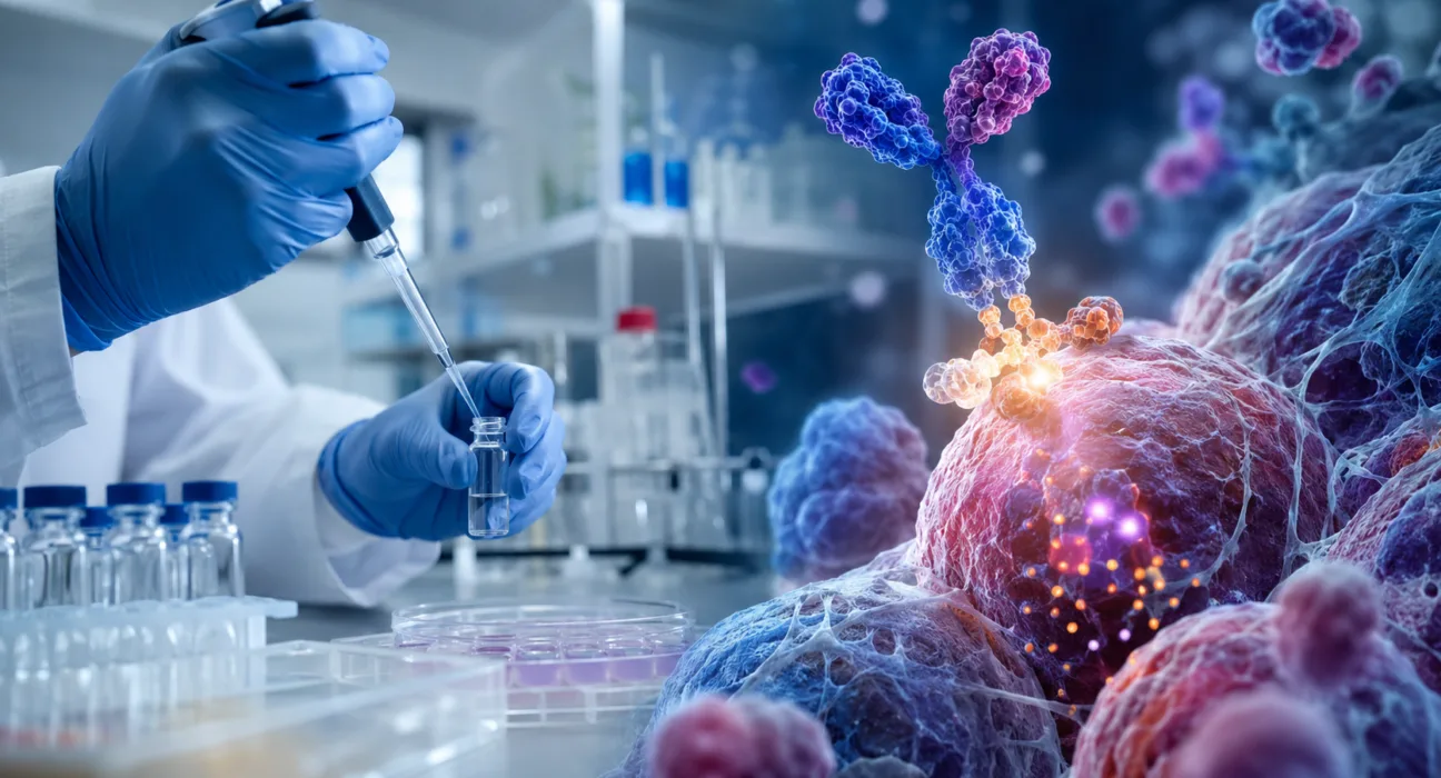 FairJourney Bio’s antibody engineering work is advancing a tumor-conditional IL-12 approach designed to activate potent cytokine signaling more selectively within the tumor microenvironment, potentially addressing one of IL-12 therapy’s longstanding toxicity challenges. Representative image.