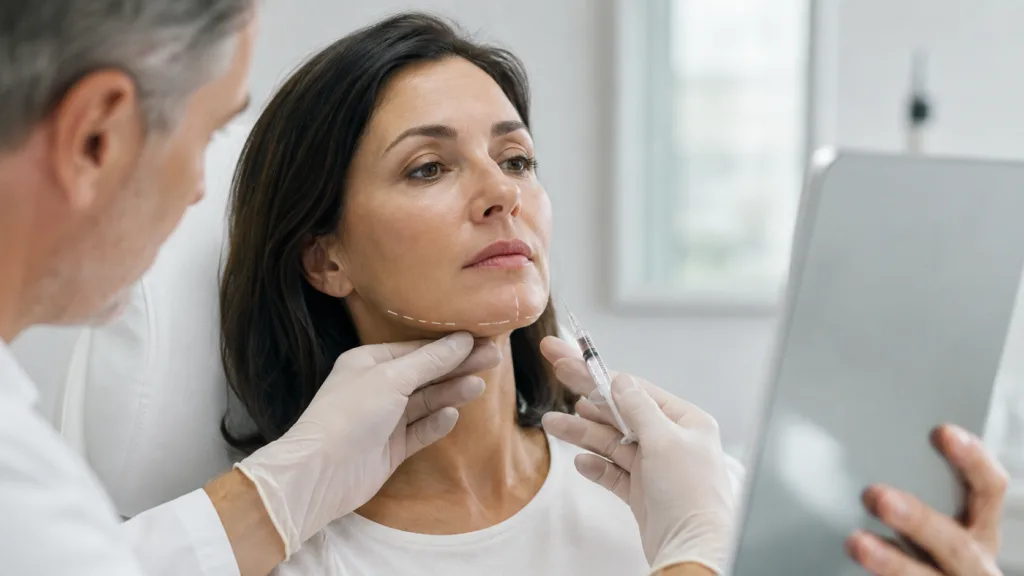 Galderma’s Restylane Shaype has secured European Union approval for temporary chin augmentation, expanding the company’s high-firmness hyaluronic acid filler portfolio as competition intensifies in facial shaping and injectable aesthetics. Representative image.