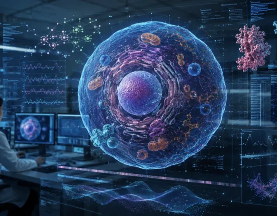 GenBio AI’s human cell world model aims to bring genomics, proteins, cellular morphology and AI-driven simulation into a single virtual biology framework, potentially helping researchers test drug and genetic interventions before moving promising hypotheses into the wet lab. Representative image.