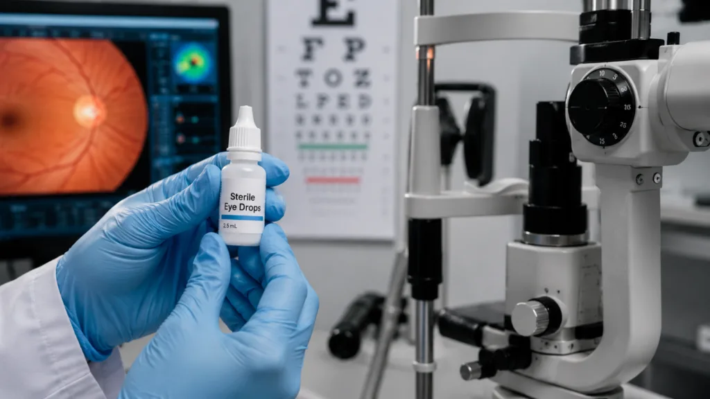 A representative image illustrating NCX 470 glaucoma treatment research as the nitric oxide-donating eye drop enters regulatory review in China following two positive Phase 3 trials in glaucoma and ocular hypertension.