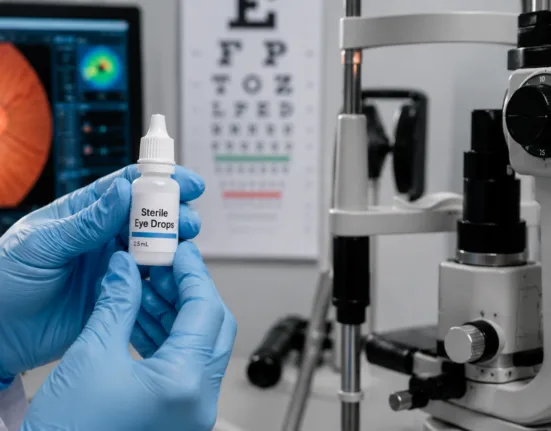 A representative image illustrating NCX 470 glaucoma treatment research as the nitric oxide-donating eye drop enters regulatory review in China following two positive Phase 3 trials in glaucoma and ocular hypertension.