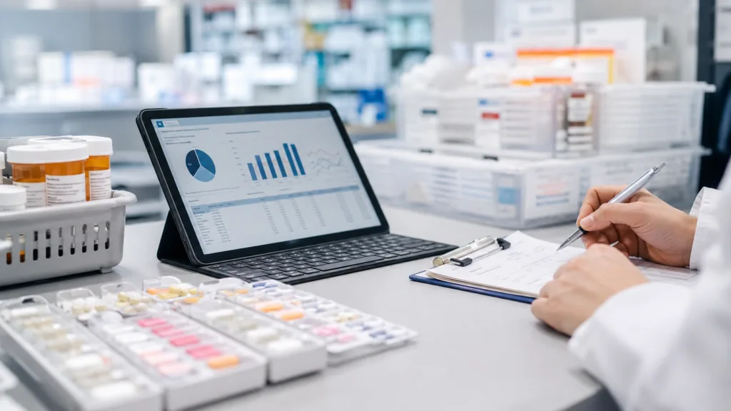 Guardian Pharmacy Services heads to the Jefferies Healthcare Services Investor Conference after raising its 2026 outlook, putting investor focus on resident growth, margin expansion and the impact of Inflation Reduction Act drug pricing on reported revenue. Representative image.