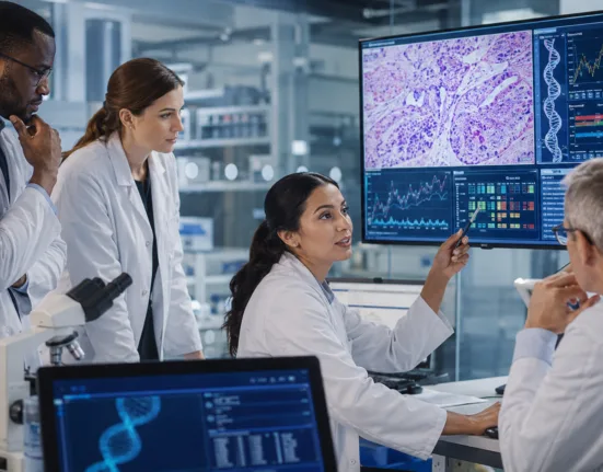 HanchorBio’s collaboration with Taiwan Cancer Moonshot researchers aims to combine multi-omics cancer data with biomarker-driven precision oncology and immunotherapy development, including research relevant to its HCB101 pipeline. Representative image.