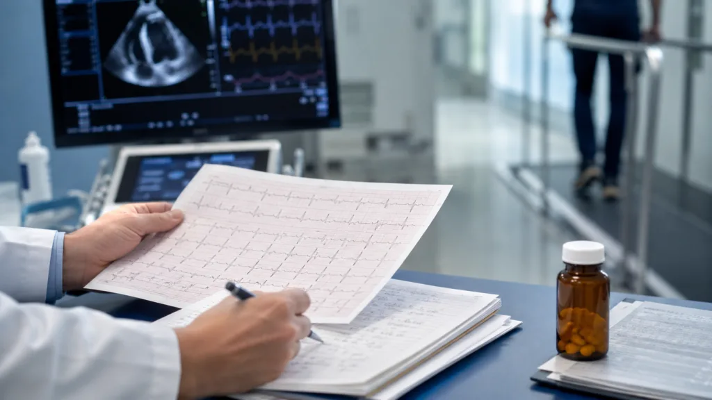 A representative image illustrating TNX-103 heart failure clinical research after Tenax Therapeutics’ Phase 3 LEVEL trial missed its primary exercise-capacity endpoint in pulmonary hypertension associated with heart failure with preserved ejection fraction.