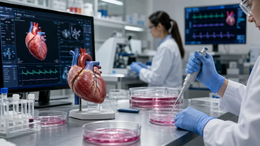 IPS HEART’s ISX9-CPC investigational cell therapy targets cardiomyopathy associated with muscular dystrophies as the company secures FDA Rare Pediatric Disease Designation, strengthening the regulatory pathway for its preclinical cardiac regeneration program. Representative image.