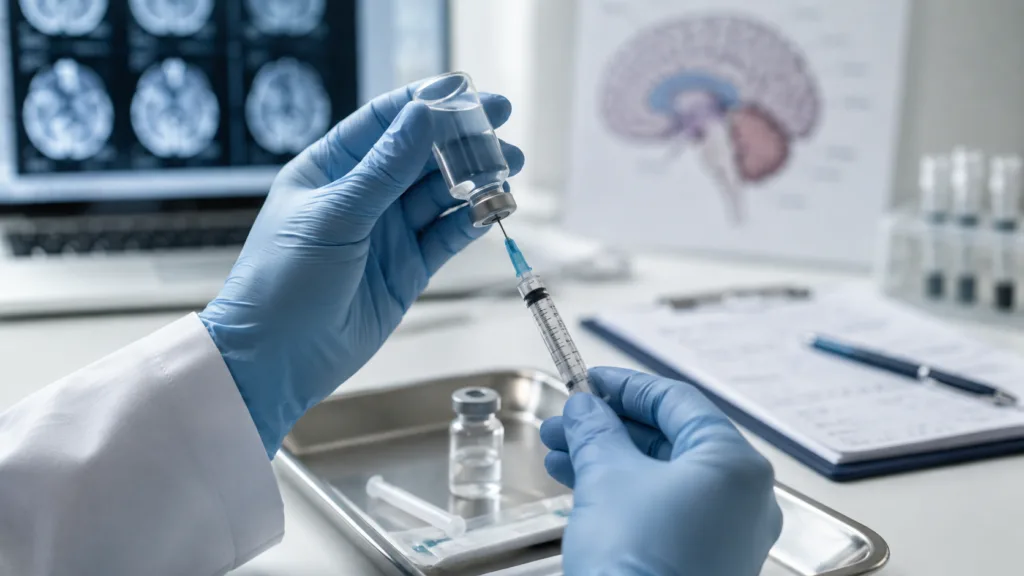 A representative image illustrating Mapi Pharma’s once-monthly Cariprazine Depot research after initial Phase I/IIa results supported continued development of the long-acting injectable treatment for schizophrenia and other psychiatric disorders.
