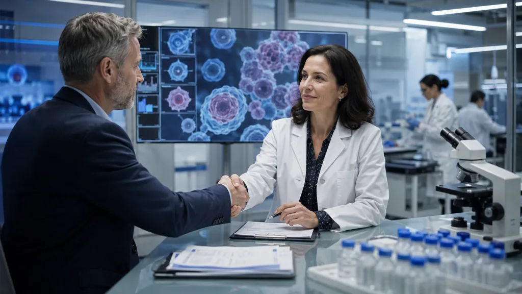 Innate Pharma’s lacutamab partnership with Sobi could unlock the TELLOMAK-3 Phase 3 trial and a potential accelerated approval pathway in T-cell lymphoma, with the licensing agreement carrying up to $580 million in potential value. Representative image.