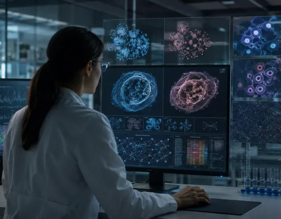 Insilico Medicine’s Virtual Aging Cell research explores how biological age, multi-omics data and artificial intelligence could help model cellular responses and support future drug discovery. Representative image.