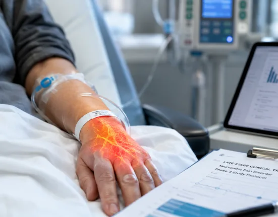 A representative image illustrating Ambros Therapeutics’ neridronate CRPS-1 program as its merger with Werewolf Therapeutics and $150 million financing support the pivotal CRPS-RISE Phase 3 trial and planned FDA filing.