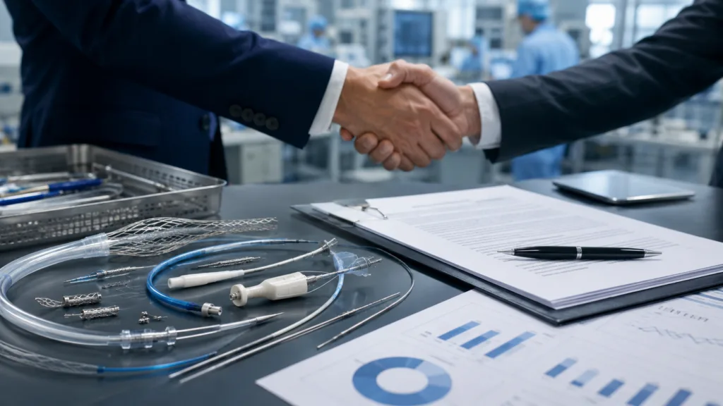 KKR’s $5.7 billion acquisition of Integer Holdings highlights growing private-equity interest in medical-device manufacturing, including cardiovascular, neuromodulation and cardiac-rhythm technologies. Representative image.