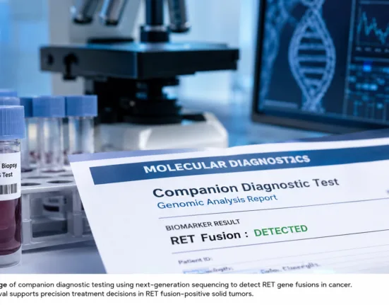 Labcorp’s FDA-approved PGDx elio tissue complete CDx adds BRAF V600E and V600K melanoma treatment selection to an in-house genomic testing platform, putting hospital adoption of distributed precision oncology in focus. Representative image.