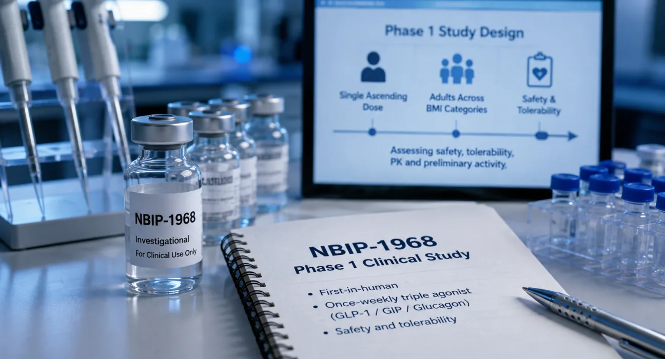 Neurocrine Biosciences has begun first-in-human testing of NBIP-1968, a once-weekly GLP-1, GIP and glucagon triple agonist entering the increasingly competitive obesity drug market. Representative image.