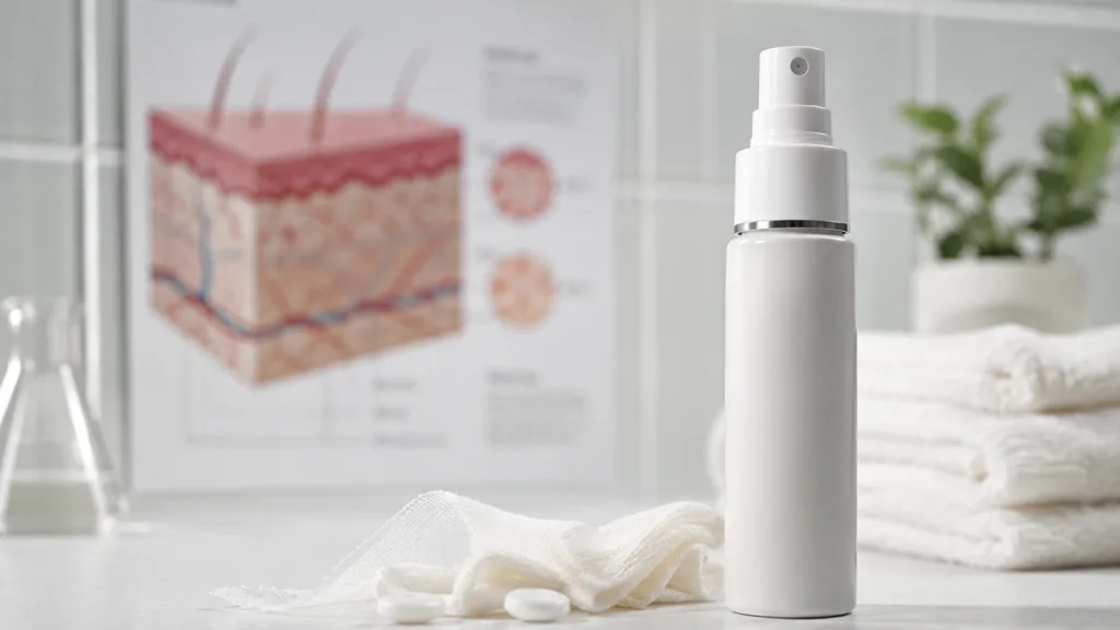 New Day Skin Spray brings silk fibroin technology into prescription atopic dermatitis care through the FDA’s 510(k) medical-device pathway, highlighting a new approach to skin-barrier support and dermatology treatment delivery. Representative image.