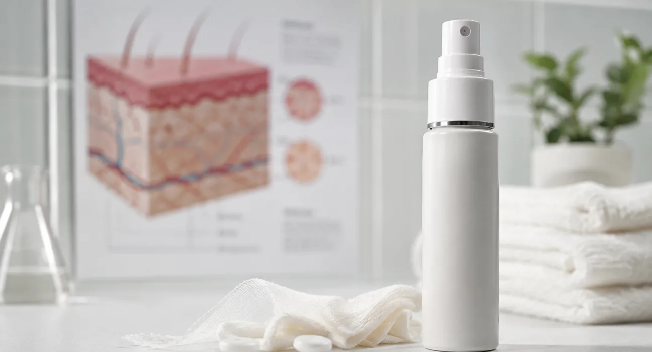 New Day Skin Spray brings silk fibroin technology into prescription atopic dermatitis care through the FDA’s 510(k) medical-device pathway, highlighting a new approach to skin-barrier support and dermatology treatment delivery. Representative image.