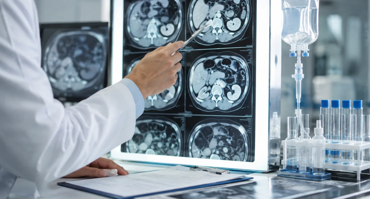 A representative image illustrating Erasca, Inc.’s ERAS-0015 pancreatic cancer program as the FDA grants Fast Track designation following an encouraging 57% preliminary response signal in KRAS-mutant pancreatic cancer and the company prepares for registration-focused development.