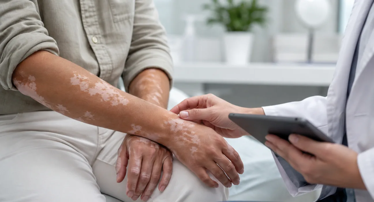 Pfizer’s positive Phase 3 LITFULO results in nonsegmental vitiligo have strengthened the treatment’s global regulatory prospects, while detailed efficacy, safety and durability data remain key to its clinical and commercial outlook. Representative image.