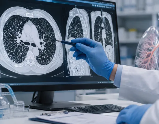 A representative image illustrating Rein Therapeutics’ LTI-03 idiopathic pulmonary fibrosis program as the FDA grants Fast Track designation and the inhaled therapy advances toward closely watched Phase 2 RENEW data in the second half of 2026.