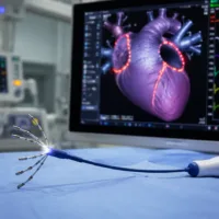 Pulsed field ablation is emerging as a nonthermal alternative to radiofrequency and cryoballoon ablation, using targeted electrical pulses to isolate pulmonary veins while potentially reducing collateral tissue injury in atrial fibrillation treatment. Representative image.