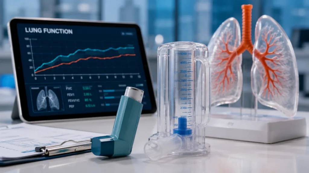 Rein Therapeutics’ FDA Fast Track designation gives LTI-03 closer regulatory engagement as the 120-patient RENEW trial tests whether inhaled therapy can convert encouraging biomarker signals into measurable preservation of lung function. Representative image.