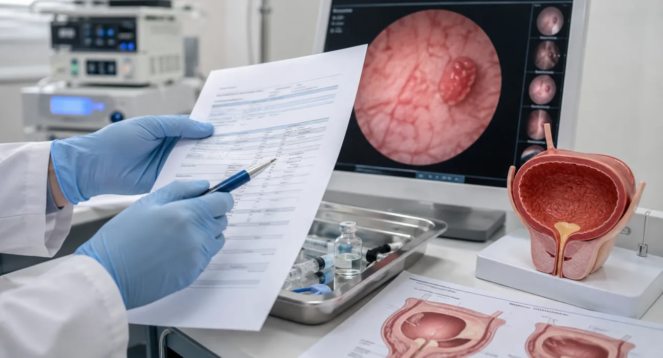 A representative image illustrating UroGen Pharma’s UGN-103 bladder cancer program as the company submits its FDA application following a 77.8% complete response rate in the Phase 3 UTOPIA trial.