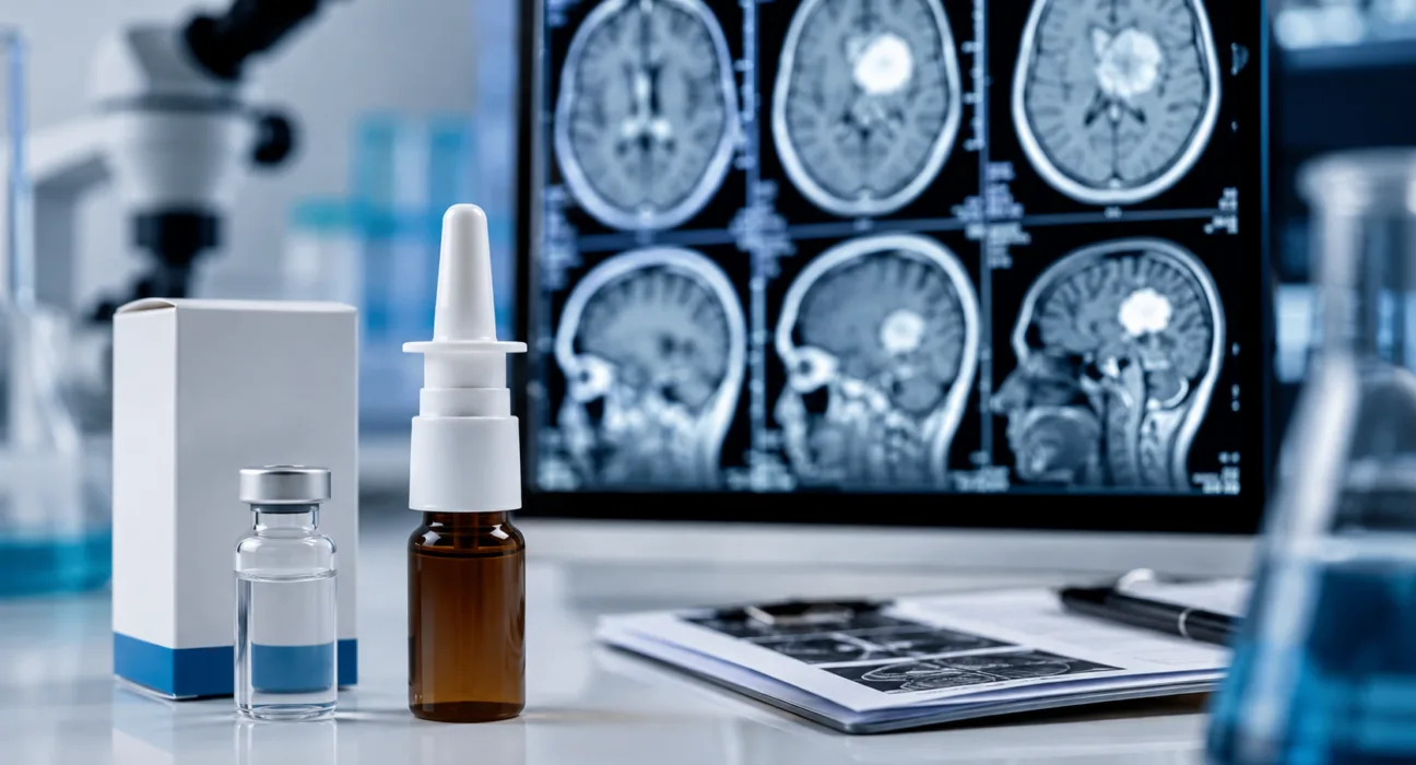 A representative image illustrating NeOnc Technologies Holdings’ NEO100 research after the intranasal therapy met its Phase 2a progression-free survival endpoint in recurrent IDH1-mutant high-grade glioma.