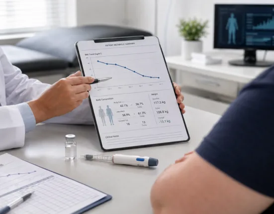 Rhythm Pharmaceuticals’ RM-718 showed an 11.6% mean BMI reduction after 16 weeks in preliminary acquired hypothalamic obesity data, supporting further study of the once-weekly injection against daily setmelanotide. Representative image.