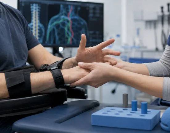 A representative image illustrating NervGen Pharma’s NVG-291 spinal cord injury program as the Phase 3 RESTORE trial prepares to test whether the therapy can improve hand function in adults living with chronic tetraplegia.