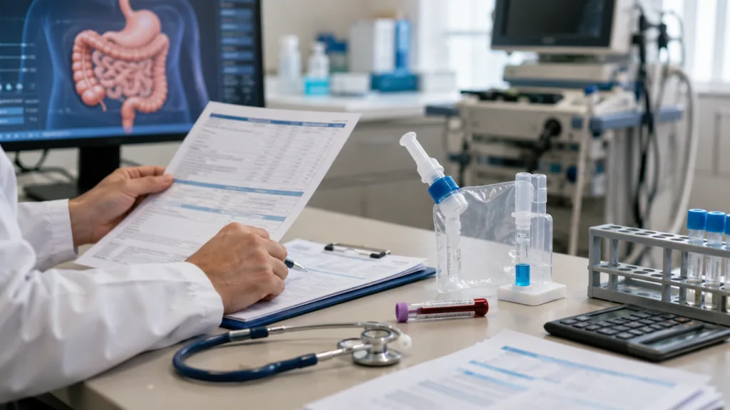 Gemelli Biotech’s IBS-Smart and Trio-Smart testing was linked to lower use of selected diagnostic procedures and lower captured diagnostic costs in a real-world irritable bowel syndrome study. Representative image.