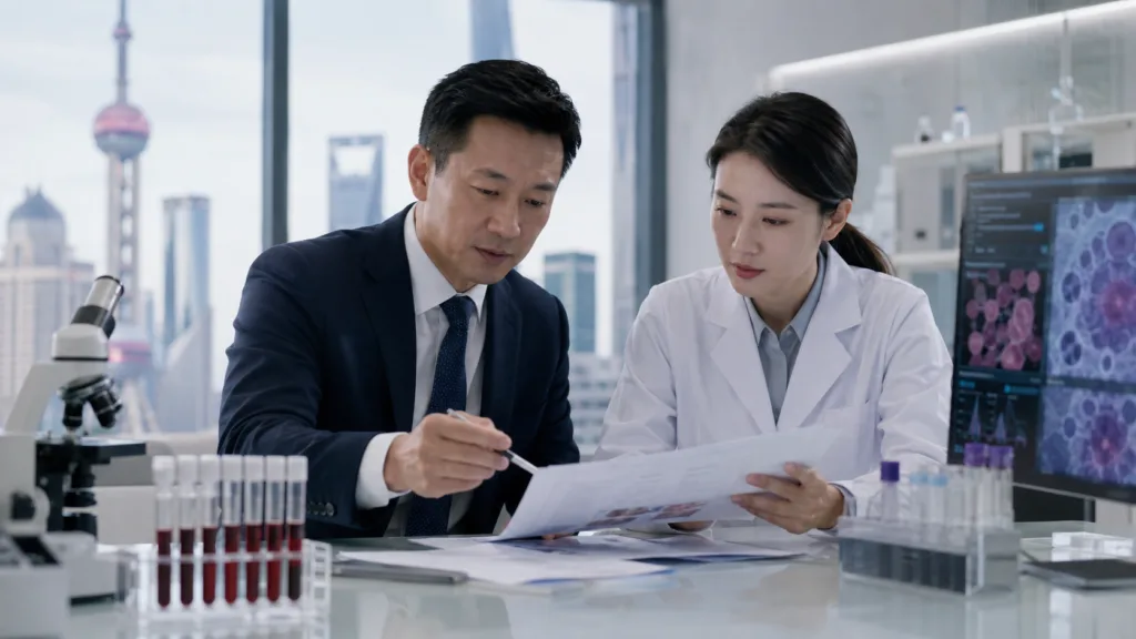 Innovent Biologics and Daiichi Sankyo’s VANFLYTA commercialization agreement puts China’s newly diagnosed FLT3-ITD-positive acute myeloid leukemia market in focus as the partners move from regulatory approval toward wider clinical adoption. Representative image.