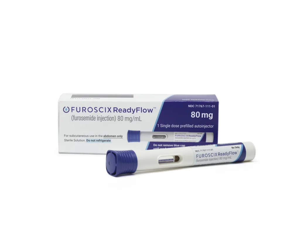 FDA approves Furoscix ReadyFlow autoinjector for heart failure and kidney disease edema