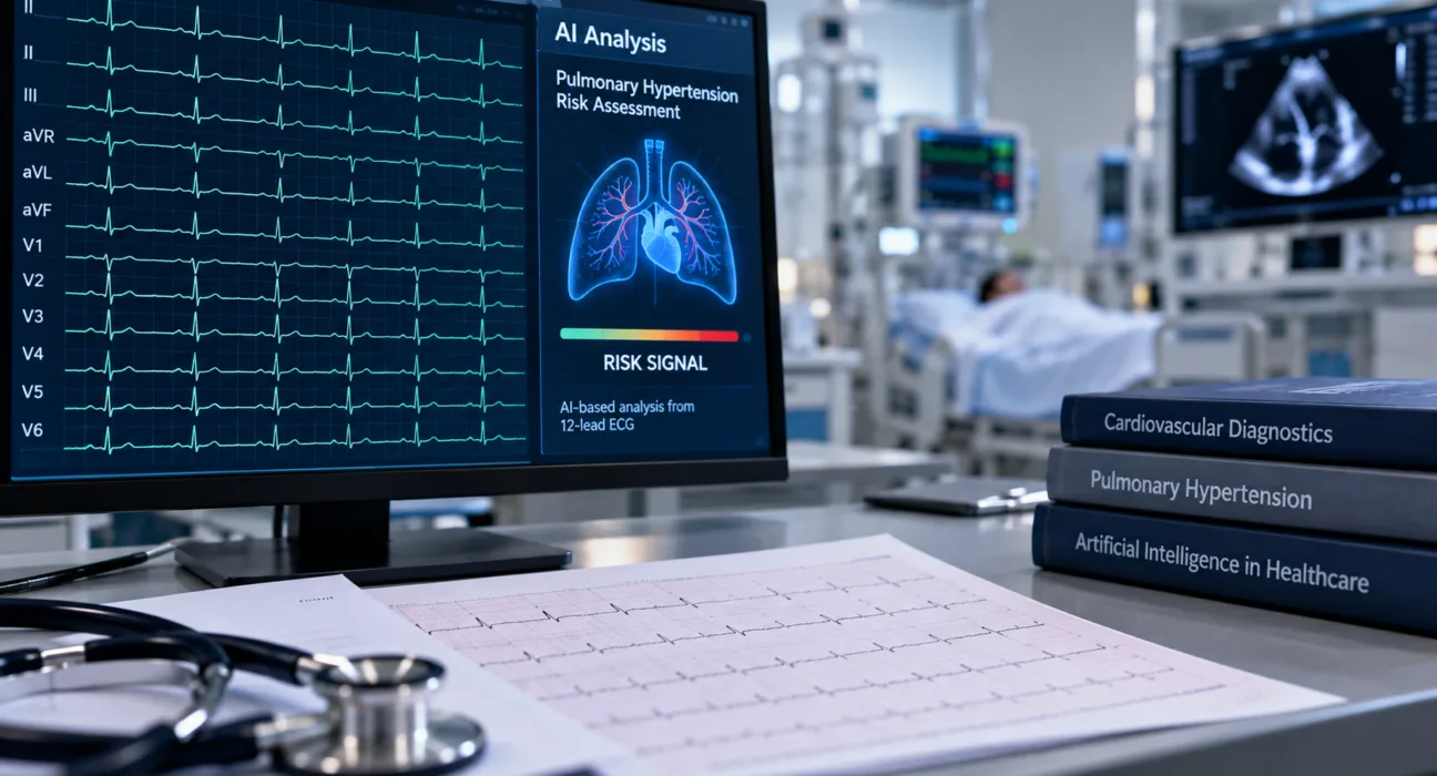 Tempus ECG-PH uses artificial intelligence to identify pulmonary-hypertension risk from standard 12-lead ECGs, creating a potential new screening layer in cardiovascular care. Representative image.