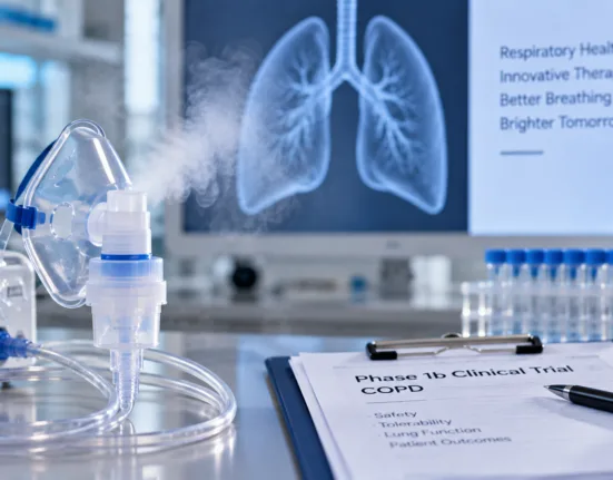 SMSbiotech moves closer to a U.S. Phase 1b COPD trial after the FDA cleared its study to proceed, testing nebulized allogeneic SMS Cells with first dosing targeted for the fourth quarter. Representative image.