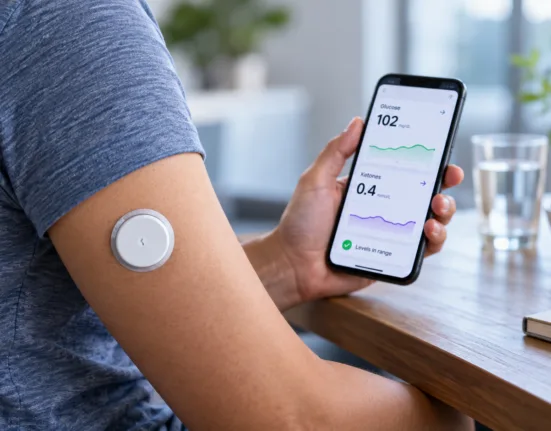 Abbott’s Libre Duo combines continuous glucose monitoring with ketone detection to provide earlier warning of diabetic ketoacidosis risk. Representative image.