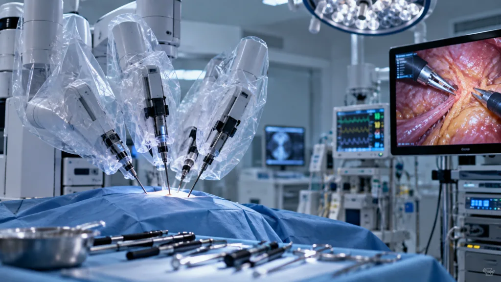Intuitive Surgical’s latest evidence review compares da Vinci robotic surgery with laparoscopic and open procedures across millions of cases. Representative image.