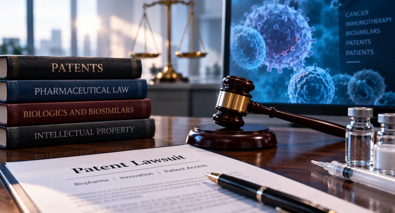 Bristol Myers Squibb is defending its multibillion-dollar Opdivo immunotherapy franchise as Amgen develops a proposed nivolumab biosimilar ahead of approaching United States patent expiry. Representative image.