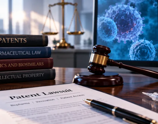 Bristol Myers Squibb is defending its multibillion-dollar Opdivo immunotherapy franchise as Amgen develops a proposed nivolumab biosimilar ahead of approaching United States patent expiry. Representative image.