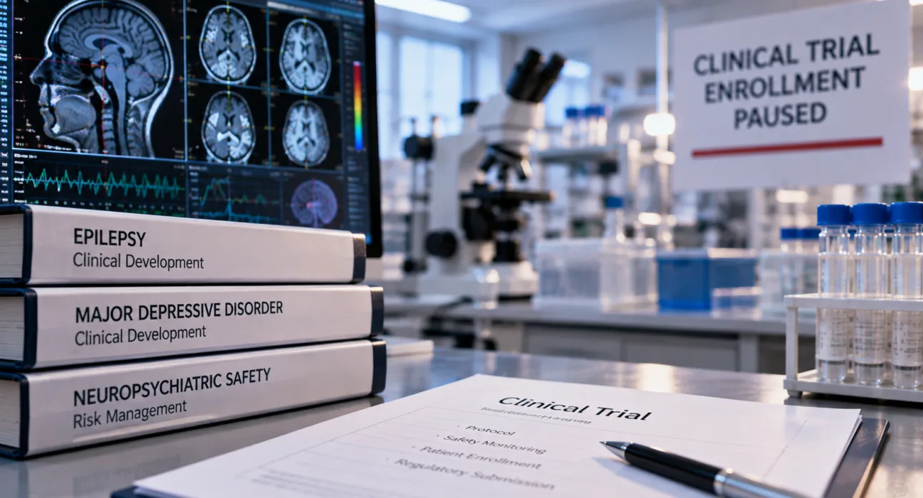 Xenon Pharmaceuticals' azetukalner program faces heightened attention after a psychiatry trial enrollment pause overshadowed the drug's FDA filing for focal seizures. Representative image.