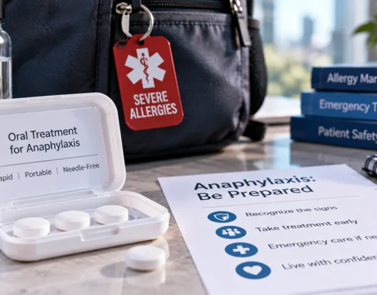 Aquestive Therapeutics has resubmitted Anaphylm to the FDA after redesigning the sublingual film's emergency-use packaging and completing additional human-factors and pharmacokinetic testing. Representative image.