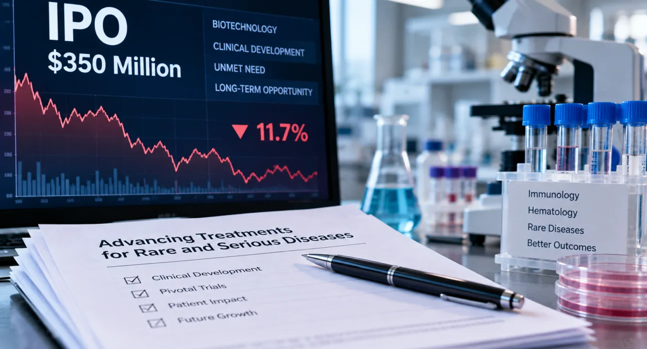Electra Therapeutics raised $350 million in its Nasdaq IPO to advance ipsoprubart through a registrational programme in secondary hemophagocytic lymphohistiocytosis. Representative image.