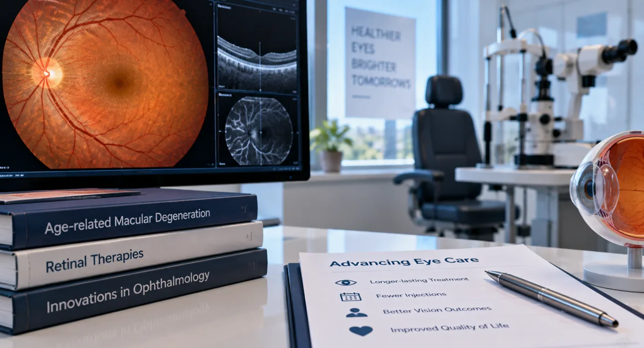 Roche’s Susvimo uses the refillable Contivue eye implant to continuously deliver ranibizumab and reduce treatment frequency for wet age-related macular degeneration. Representative image.