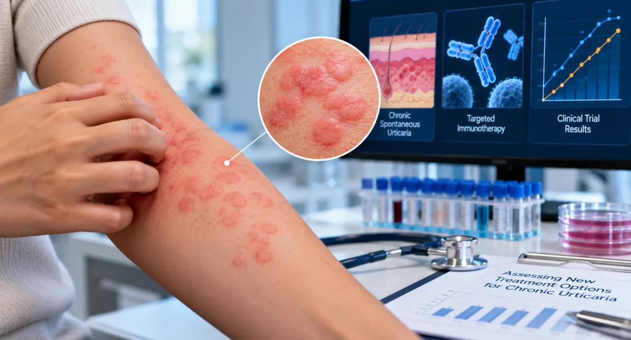 Celldex Therapeutics’ barzolvolimab produced deep complete responses across two Phase 3 chronic spontaneous urticaria trials while maintaining efficacy in patients refractory to omalizumab. Representative image.