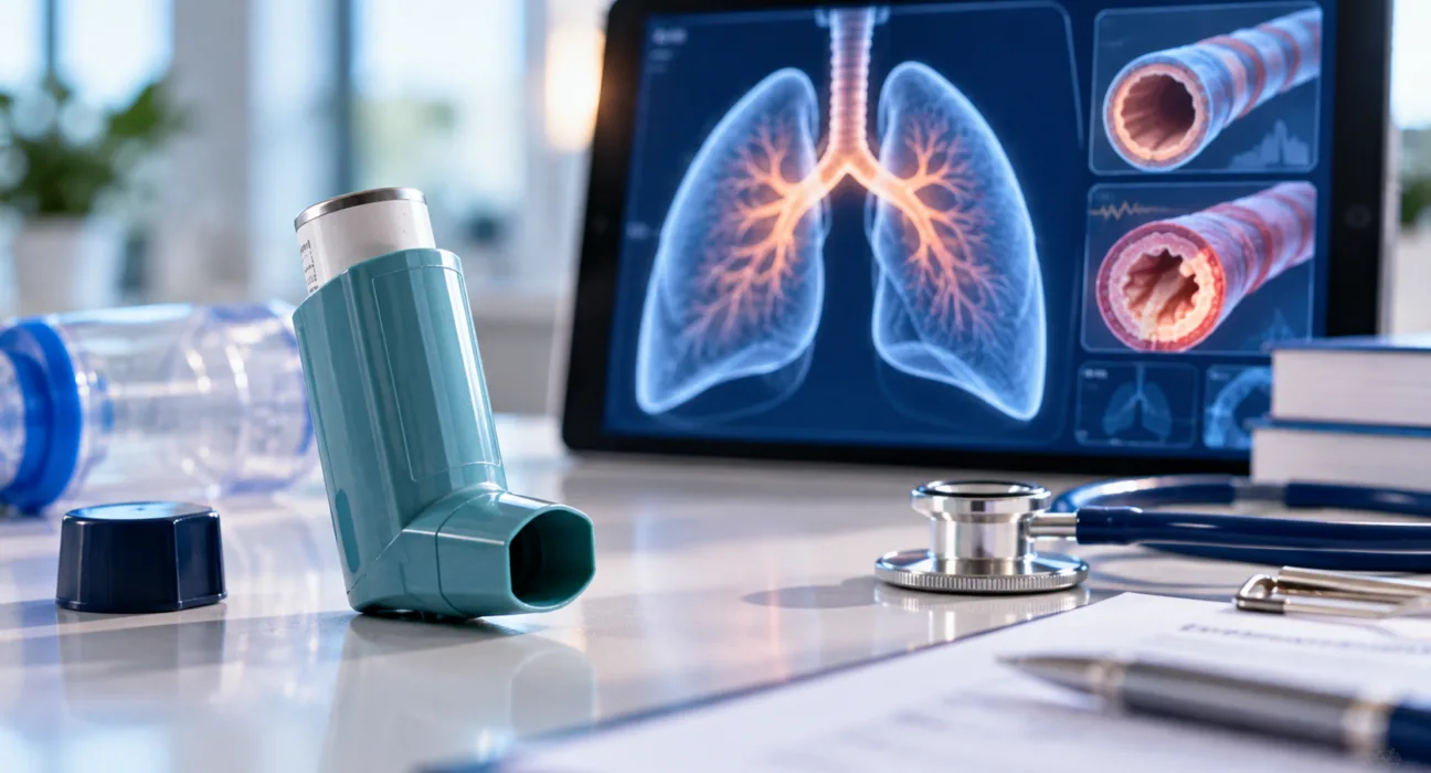AstraZeneca is expanding Trixeo Aerosphere beyond chronic obstructive pulmonary disease into uncontrolled asthma across Europe for patients aged 12 years and older. Representative image.