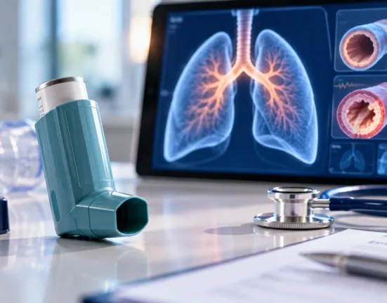 AstraZeneca is expanding Trixeo Aerosphere beyond chronic obstructive pulmonary disease into uncontrolled asthma across Europe for patients aged 12 years and older. Representative image.